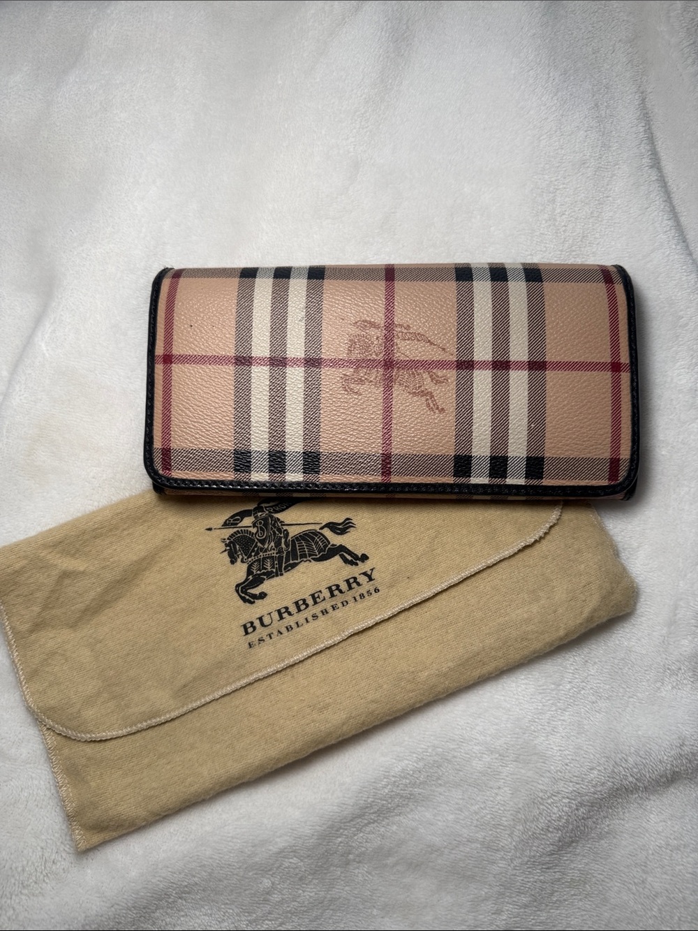 Burberry Haymark Check Continental Wallet